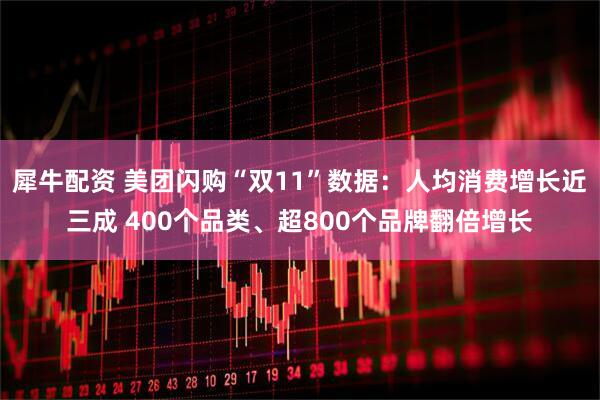 犀牛配资 美团闪购“双11”数据：人均消费增长近三成 400个品类、超800个品牌翻倍增长
